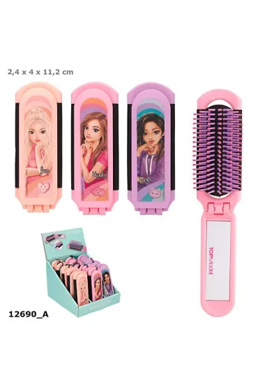 Szczotka składana z lusterkiem Top Model 12690A mix wzorów