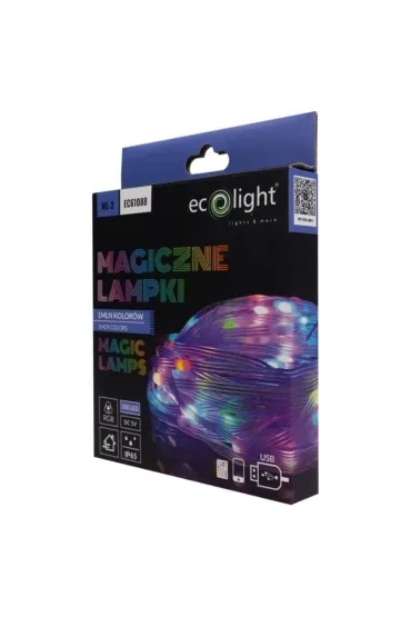 Lampki magiczne 200 LED 1mln kolorów 10m DC5V