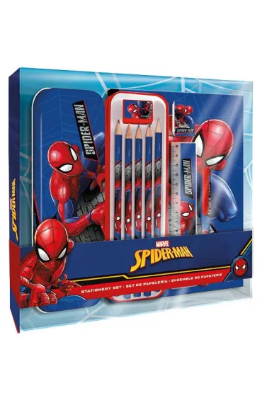 Spiderman - zestaw papierniczy - 11 elementów