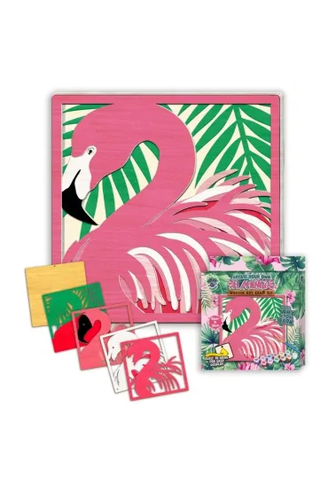 Zestaw do tworzenia obrazów z drewna - Flaming