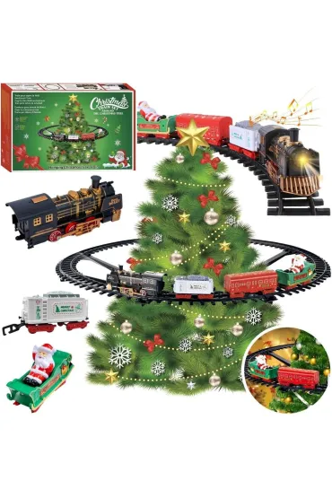 Kolejka świąteczna na choinkę dźwięk