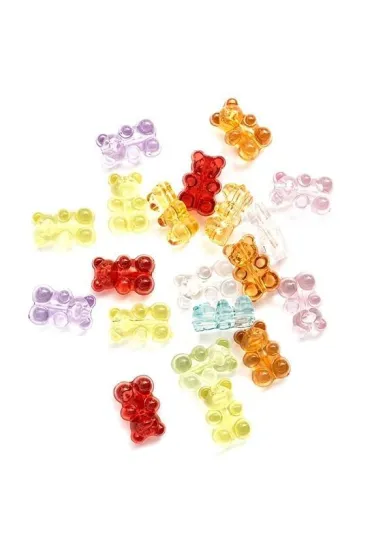 Koraliki szklane spękane 8mm 100 szt mix