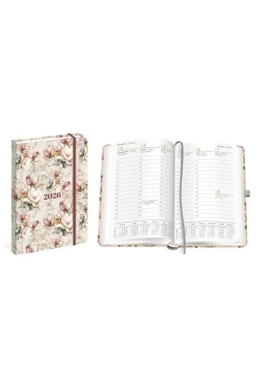 Kalendarz 2026 książkowy A5/192K Mat+UV Magnol