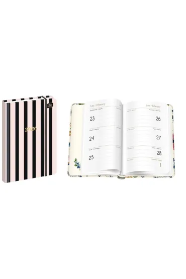 Kalendarz 2026 książkowy A6/192K Metall.Stripes