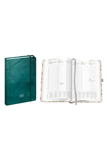 Kalendarz 2026 książkowy A5/192K Mat+UV Azure