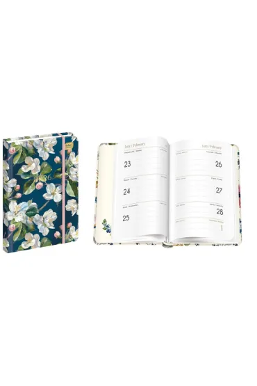 Kalendarz 2026 książkowy A6/192K Metallic Spring