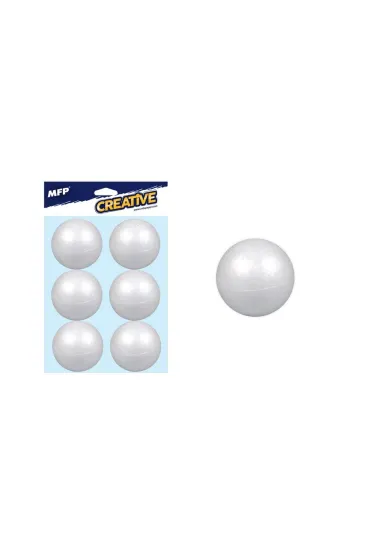 Kula gładka 6cm 6 sztuk
