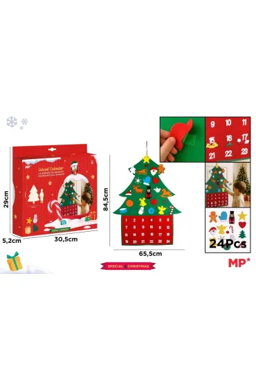 Kalendarz adwentowy filcowy