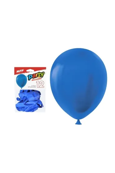 Balon dmuchany niebieski 26cm 12 szt
