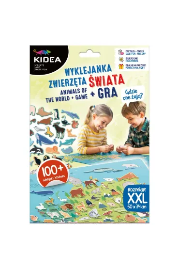 Gdzie oni żyją? Zwierzęta świata + gra KIDEA