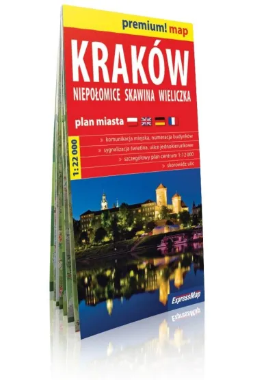 Premium! map Kraków, Niepołomice, Skawina...