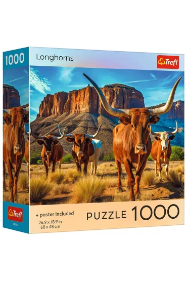 Puzzle 1000 USA Collection: Longhorns TREFL
