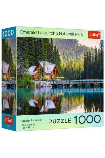 Puzzle 1000 USA Collection: Emerald Lake TREFL