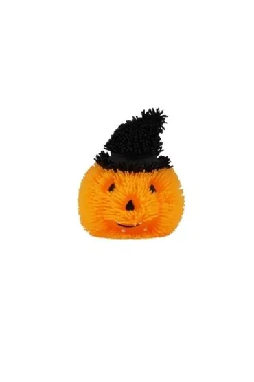 Gniotek świecący dynia w czapce