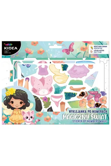 Wyklejanka po numerach jednorożec KIDEA