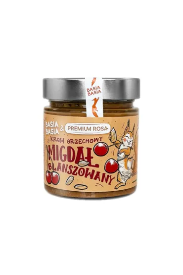 Premium Rosa Krem z migdałów, daktylami w proszku i liofilizowaną wiśnią