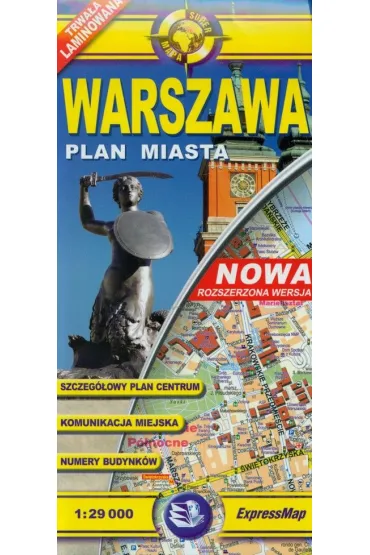 Warszawa Plan miasta 1: 29 000