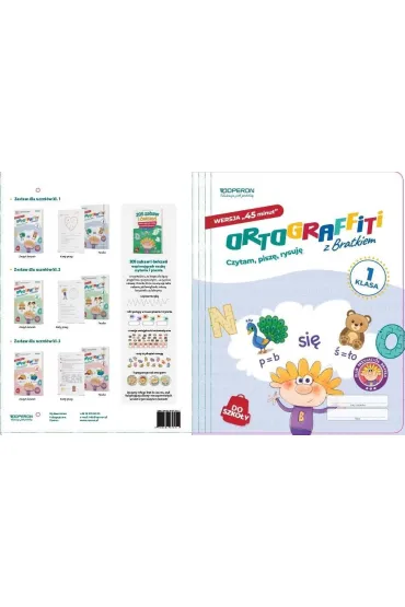 Teczka do zestawu Ortograffiti z Bratkiem 1 45 min