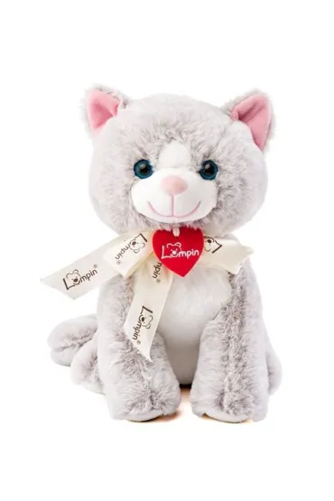 Kotka Jacqueline jasno szara, 25cm