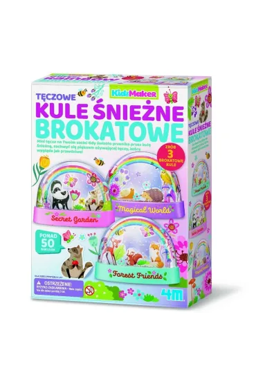 KidzMaker Kule brokatowe śnieżne