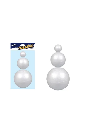 Kula gładka zestaw 6/8/10cm 3 sztuki