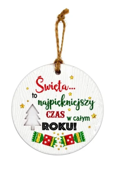 Zawieszka ceramiczna Boże Narodzenie