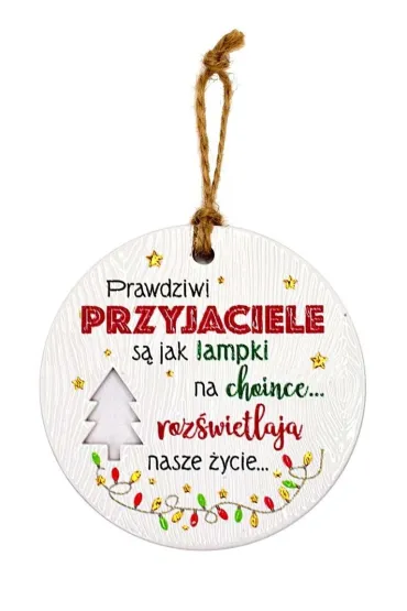 Zawieszka ceramiczna Boże Narodzenie
