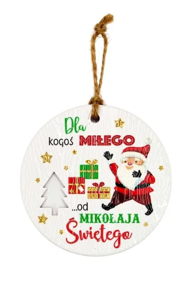 Zawieszka ceramiczna Boże Narodzenie
