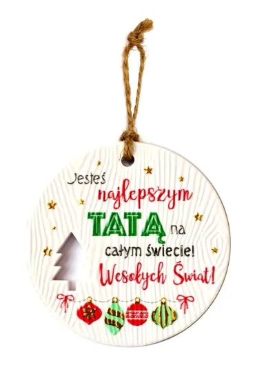 Zawieszka ceramiczna Boże Narodzenie