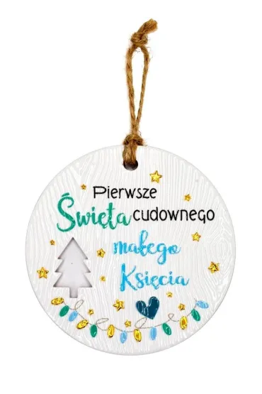 Zawieszka ceramiczna Boże Narodzenie