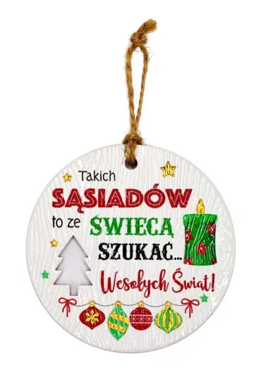 Zawieszka ceramiczna Boże Narodzenie