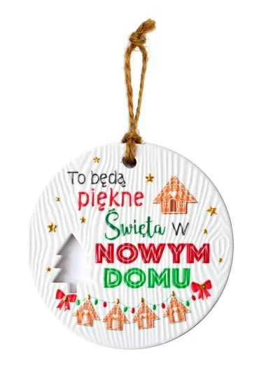 Zawieszka ceramiczna Boże Narodzenie