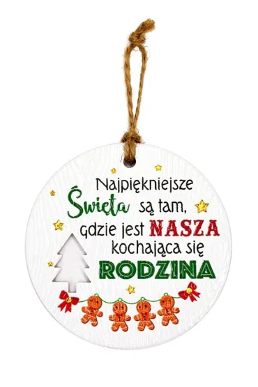 Zawieszka ceramiczna Boże Narodzenie