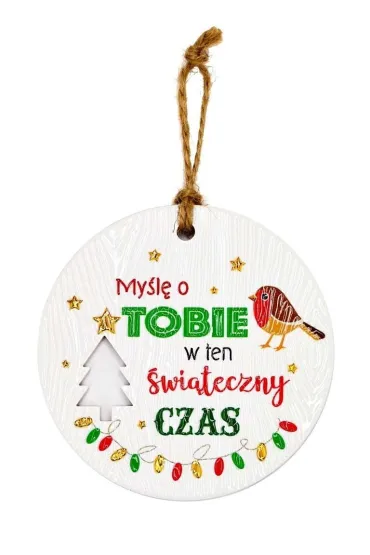 Zawieszka ceramiczna Boże Narodzenie