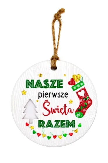 Zawieszka ceramiczna Boże Narodzenie