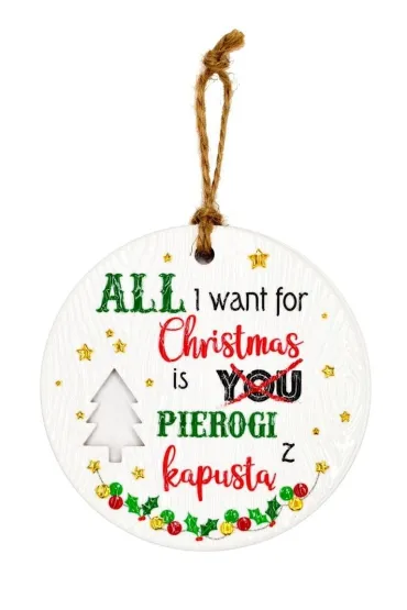 Zawieszka ceramiczna Boże Narodzenie