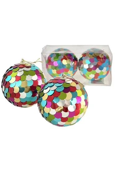 Bombki kolorowe 2 szt
