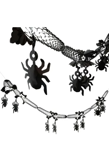Girlanda 3D pająki