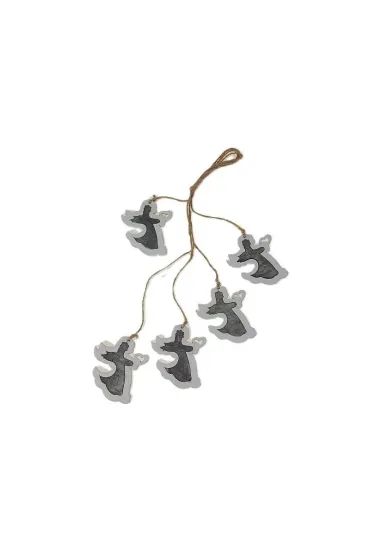 Dekoracja świąteczna anioły 42cm