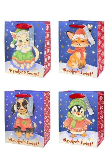 Torba QM Boże Narodzenie Zwierzątka MIX