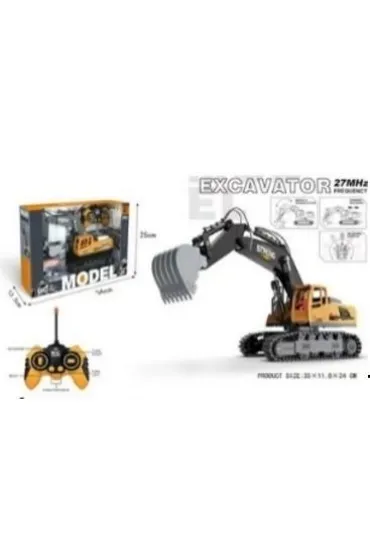 Koparka światło dźwięk 1:18 27MHz 35x11,8x24cm