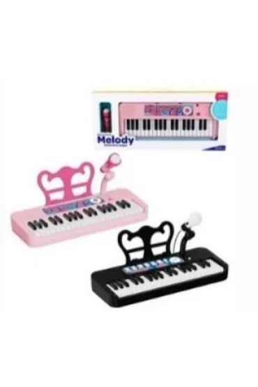 Pianinko muzyczne z mikrofonem 55x7,6x24,3cm MIX