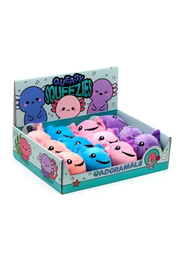 Pluszowa zabawka do ściskania Aksolotl MIX