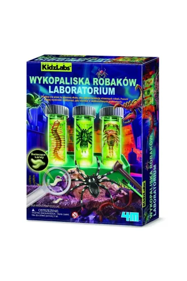 Kidzlabs Labolatorium Wykopalski z Robakami