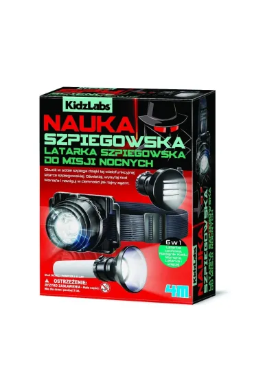 Kidzlabs Latarka szpiegowska do misji nocnych