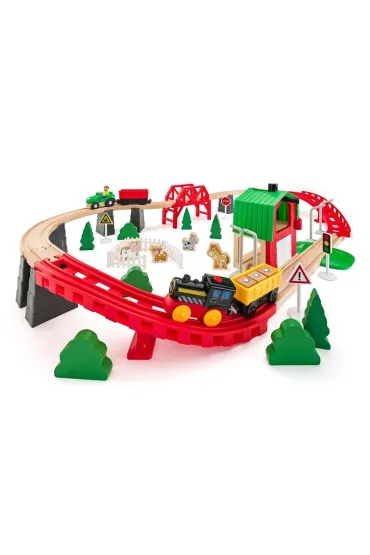 KOLEJKA B/O DREW/PLAST TOR FARMA PUD