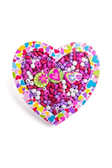 Nawlekane koraliki - Serduszko