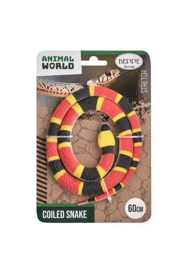 Wąż gumowy koralowy 60cm