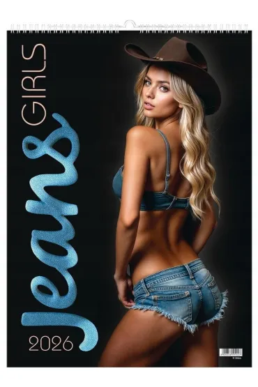Kalendarz 2026 wieloplanszowy jeans girls