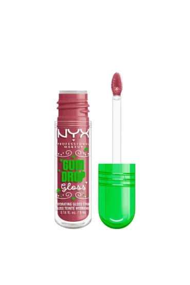 NYXProfessional Makeup Holiday Gum Drop Gloss Hydrating Gloss Stain nawilżający błyszczyk do ust Bubblegum Burst